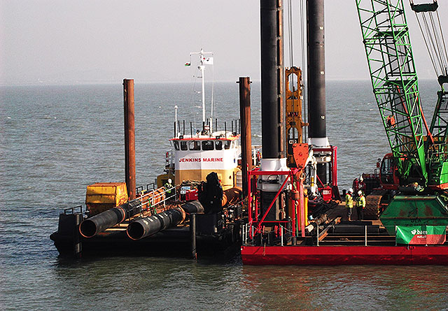 STOUR working at the Mumbles Pier, near Swansea